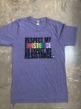 Purple Equality Graphic Tee - Respect My Existence